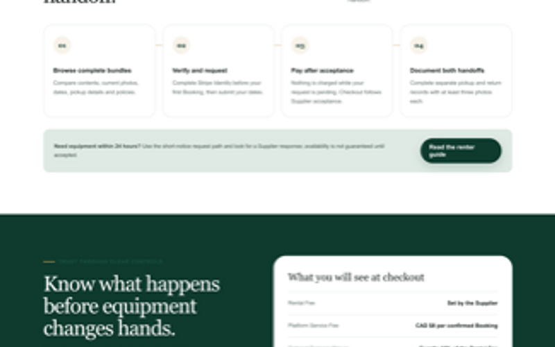 AidersPlus — Premium Peer-to-Peer Event Equipment Rental Marketplace